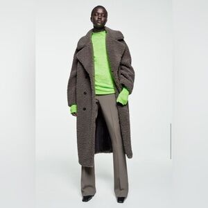 Zara Teddy Coat - Size L